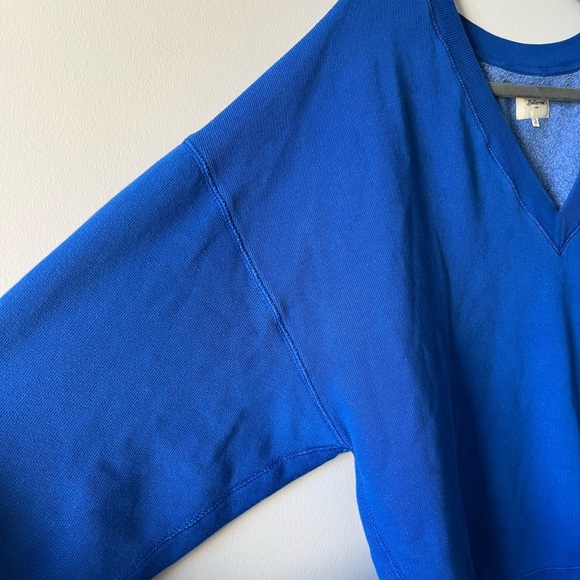 BELLEROSE Royal Blue V-Neck Fellow Sweatshirt - Picture 11 of 15